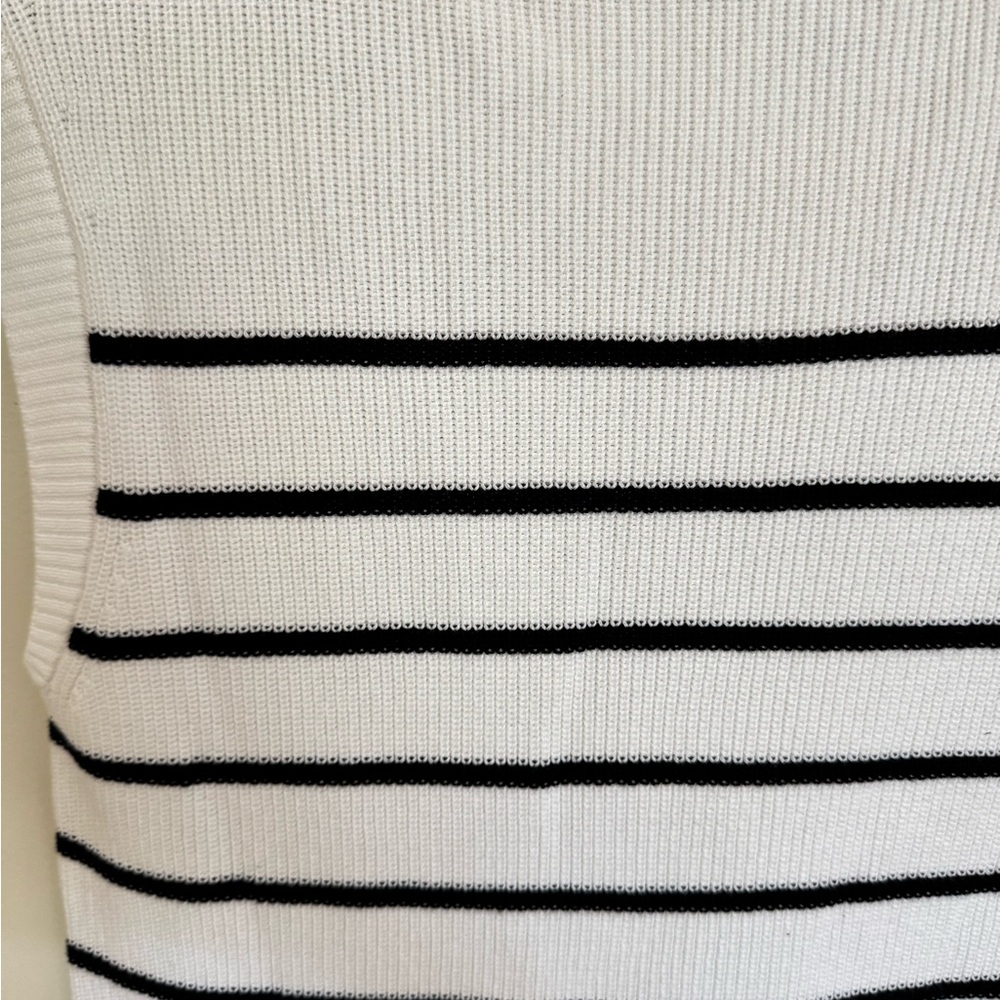 Talbots Cream Ribbed Sweater - Picture 2 of 9